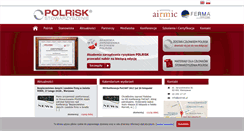 Desktop Screenshot of polrisk.pl