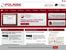 Tablet Screenshot of polrisk.pl